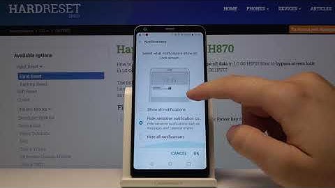 How to Change Lock Method in LG G6 - Set Up PIN/ Pattern/ Knock Code