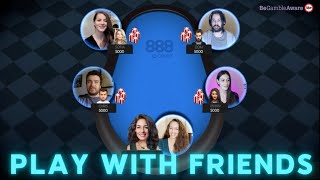 Play a Private Game with Friends on 888poker Mobile or Desktop screenshot 1