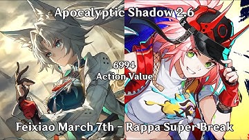 [NEW! Apocalyptic Shadow 2.6] Feixiao and Rappa - Honkai: Star Rail Indonesia