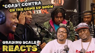 Coast Contra - Freestyle on The Come Up Show (Dj Cosmic Kev) - Grading Scale Reacts