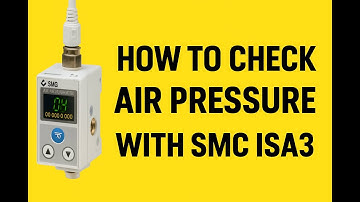 How to set SMC ISA3, Air pressure (Pallet Seat check switch) #SMC #ISA3 #AirGAP #Seat