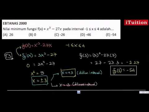 Contoh Soal Matematika Kelas 11 Bab 08-14 Fungsi Turunan 