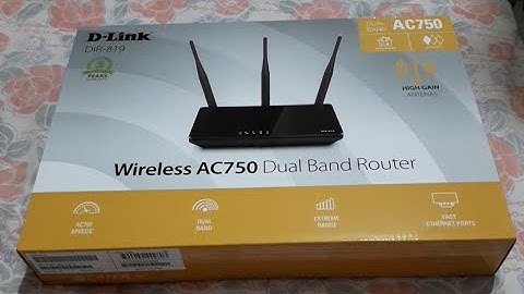 D-Link DIR 819 750 Mbps Router Unboxing, Dual band router