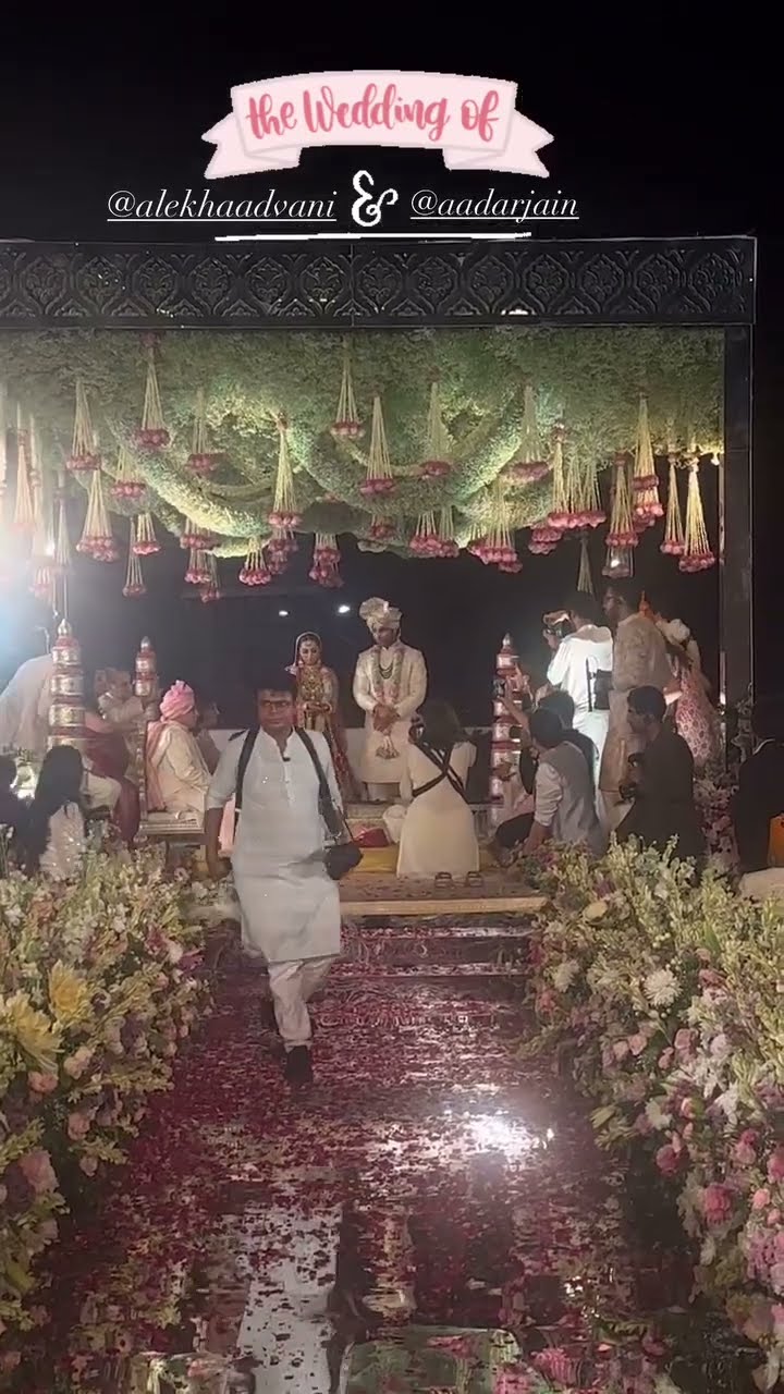 Aadar Jain \u0026 Alekha Advani’s Phera ceremony is PURE wedding goals!♥ #aadaralekhawedding #shorts