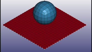 LS DYNA | Ball Plate Impact Analysis Part 1