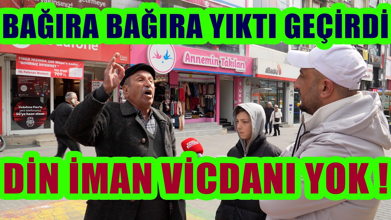 DİNİ İMANI VİCDANI YOK BUNLARIN ! PAZARDA ARTIKLARI TOPLUYORUZ ! EZBER BOZDU.