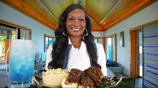 Eating The Most Delicious Jamaican Oxtails!