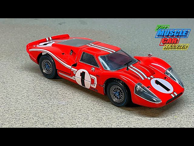 Union 1967 Ford GT40 MK4 Lemans Winner Build Testor's IMC