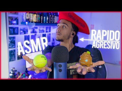 Este video de ASMR tiene 61300 VISITAS - ASMR rápido y agresivo MUY EFICAZ