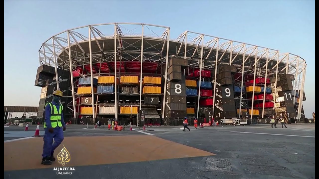 الاستعدادات لكأس العالم في قطر: اكتمال بناء الاستاد