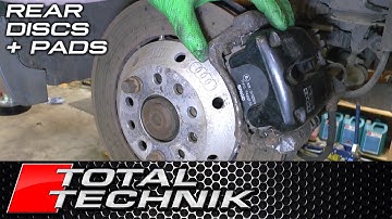 Hoe vervang je de achterremschijven en -blokken - Audi VW Skoda Seat VAG