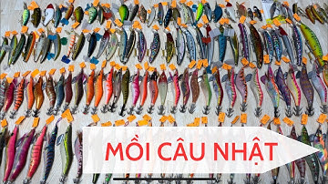 Mồi Câu Nhật :   Cá Sắt, Tôm  Lure Mực , Mồi Lure Lóc Chẽm, Minnow Lure Ghềnh - Video 910