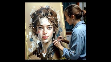 Reimagining Creativity: AI Art in Action #shorts #short #shortvideo #ai #art #girl #women  #video