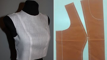 How to draft a shoulder princess dart pattern