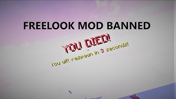 POV: Hypixel BANNED Freelook Mod