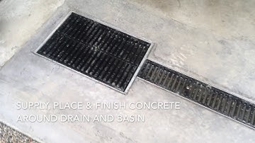 Garage Floor Drainage System By Concrete Innovations