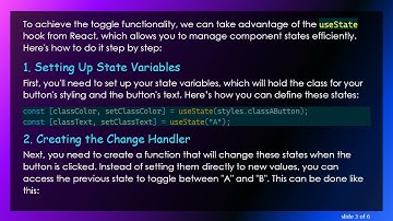 How to Toggle Button State in React with One Click