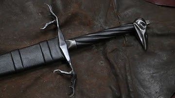 Forging a Warlock sword, part 6 making the scabbard.