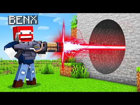 NEUE LASER WAFFE ZERSTÖRT FESTUNG mit 1 KLICK! in Minecraft FEINDE