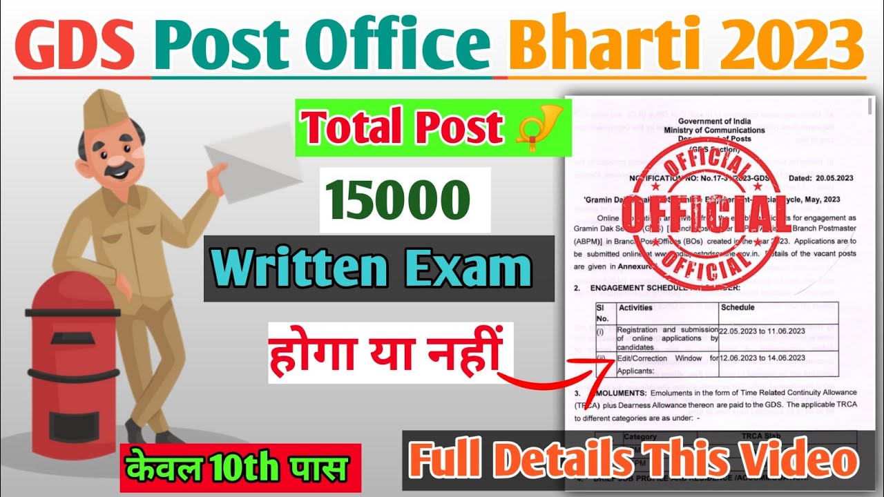 GDS Post Office New Bharti 2023 How To Apply Gds Post 2023 No Exam gds-post-office-new-bharti-2023-how-to-apply-gds-post-2023-no-exam