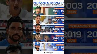 another debut in australian soil of nithishkumarreddy #cricket #indvsaus #viratkohli #viral