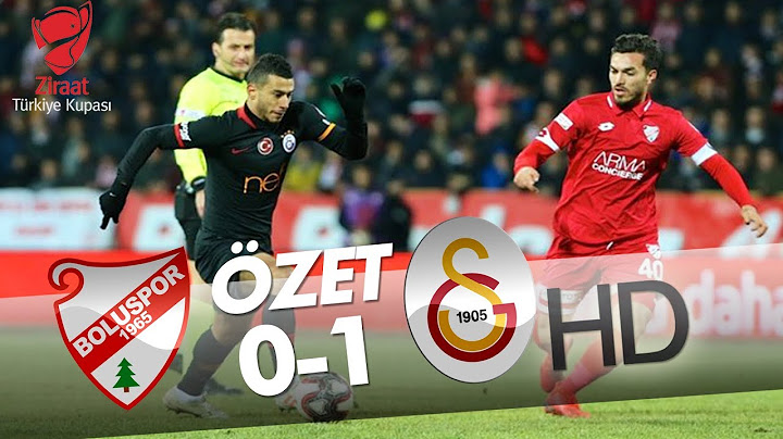 Boluspor - Galatasaray Maç Özeti