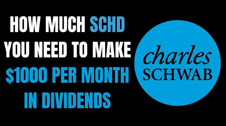 How Much SCHD You Need To Make $1000/Month In Dividends