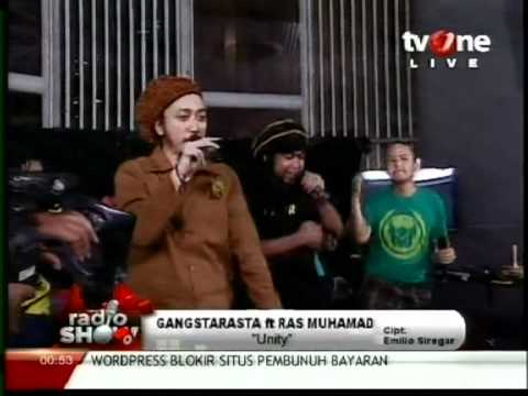 GangstaRasta feat. Ras Muhamad - Unity Live in TV One, March 2012