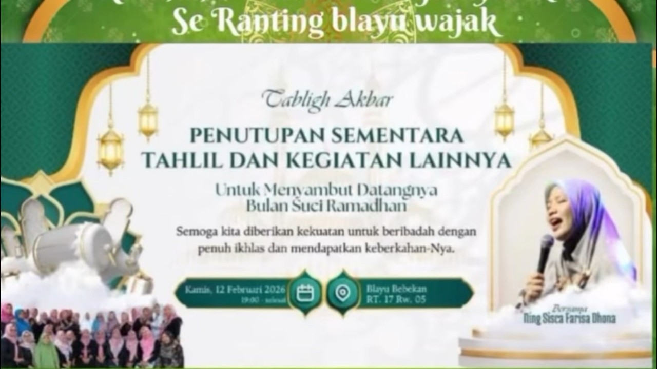 Live Pengajian Umum Ning Sisca FD Blayu Bebek an Wajak Malang