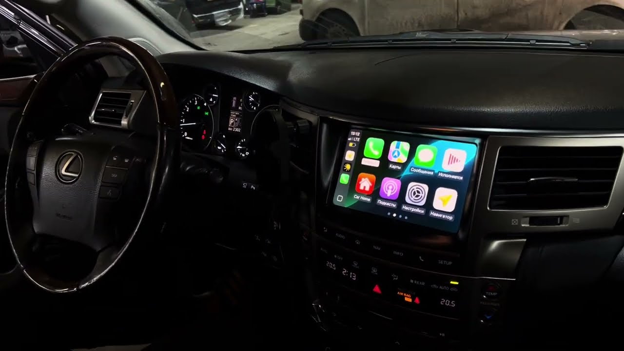 Lexus LX570 2008-2014 Apple Carplay на штатный монитор