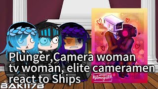 Plunger, Camera Woman, Tv Woman, Elite Cameramen React To Ships