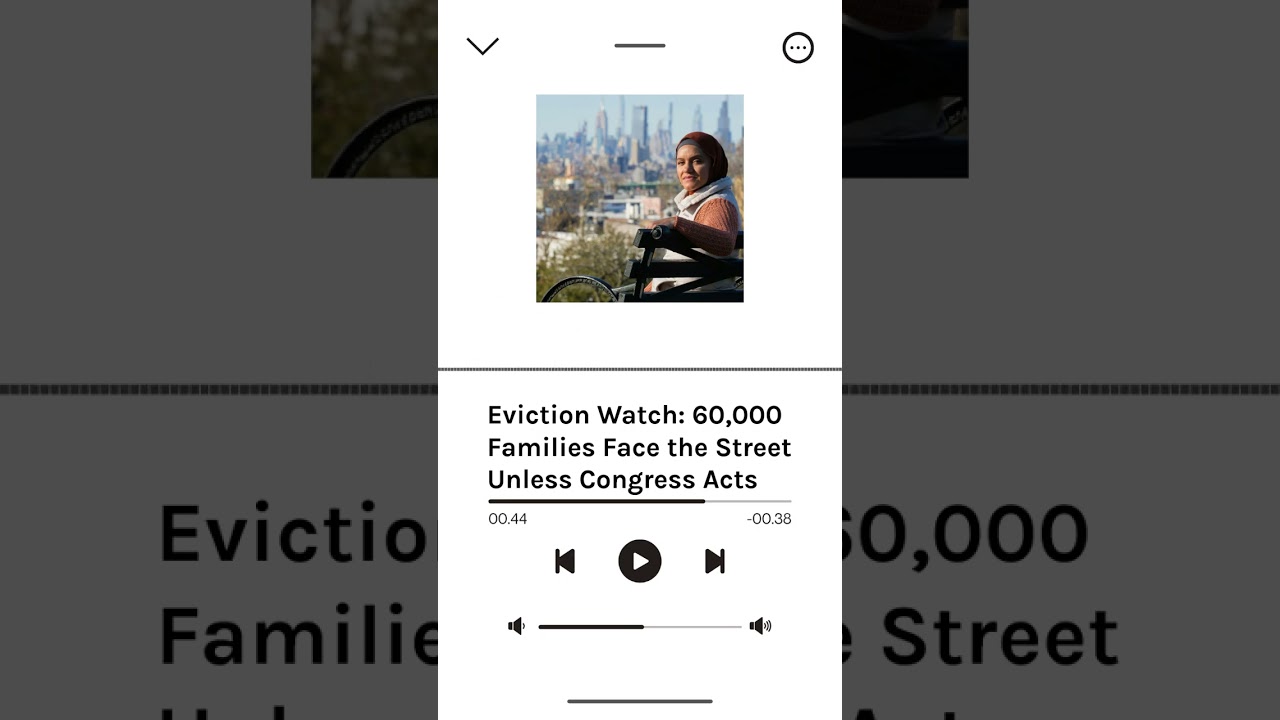 Eviction Watch: 60,000 Families Face the Street Unless Congress Acts | AURN  News - YouTube