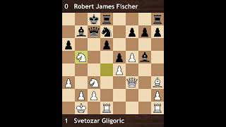 Gligoric vs Fischer | Candidates 1959 | Round 11