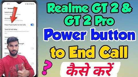 Realme GT 2 me power button se Call cut kaise kare | Realme GT 2 Pro press power button to end call