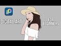 Digital Art for beginners | digital art tutorial | Android phone | ibispaintx tutorial