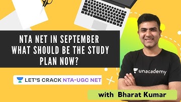 NTA NET in September - What should be the study plan now? - Bharat Kumar