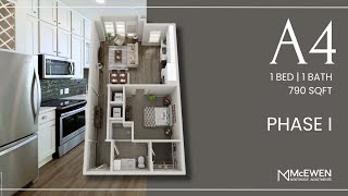 A4 | #1-3016 | Phase I | One Bedroom | Virtual Tour | McEwen Northside Apartments