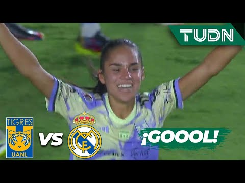 ¡Golazo de Tigres! Reyes abre el marcador | Tigres 1-0 Real Madrid | Amistoso Internacional | TUDN