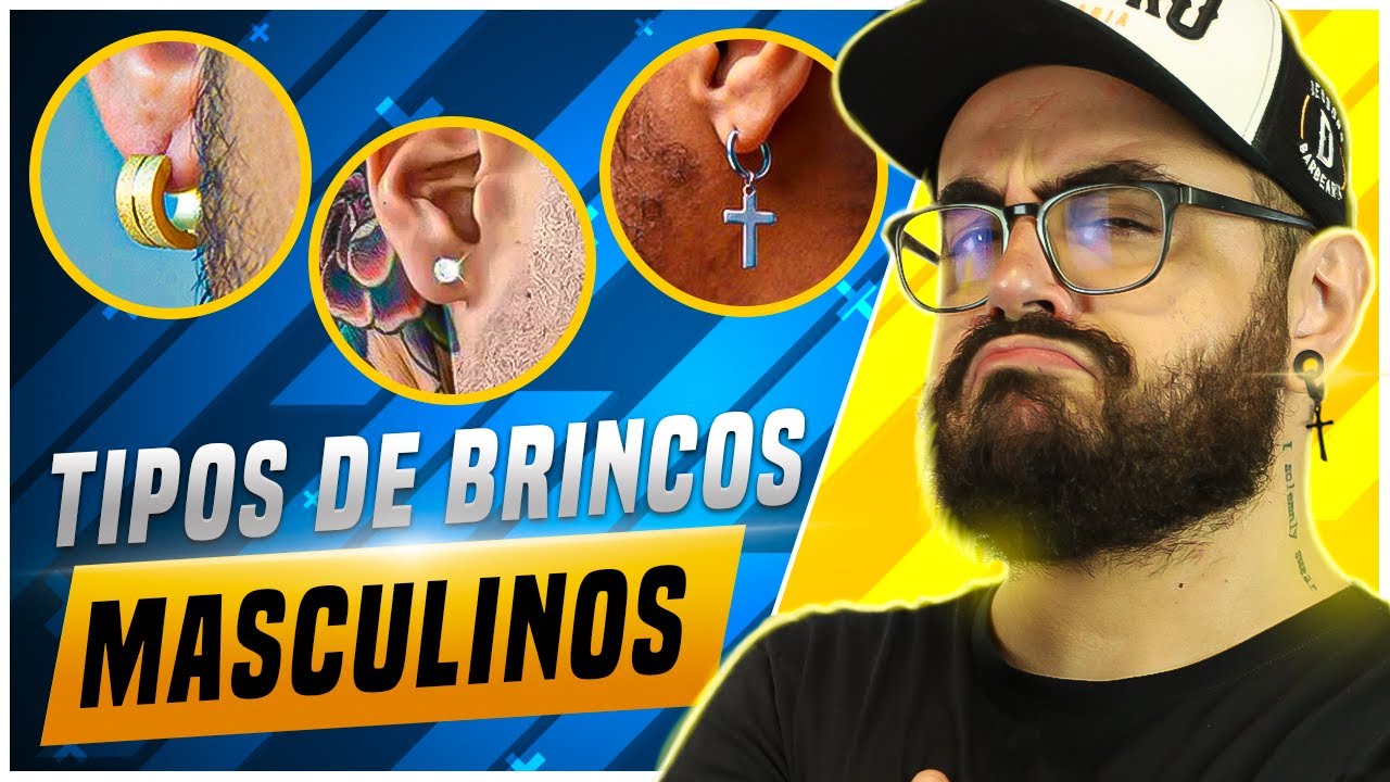 101 TIPOS de BRINCOS MASCULINOS (e como usar) | Moda Masculina 2024 ...