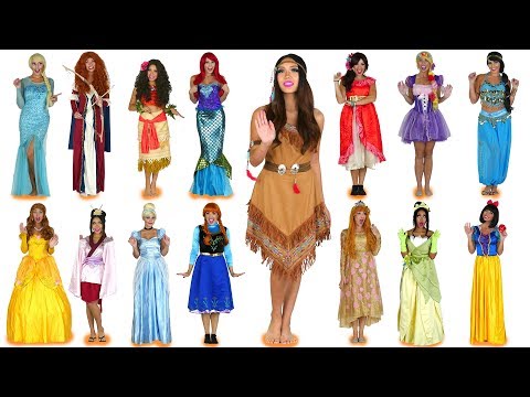 Every Disney Princess Costume Ever for Halloween. Totally TV