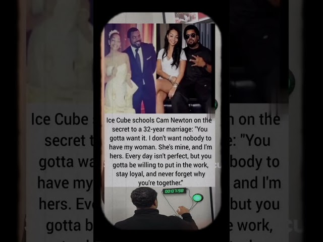 Ice Cube’s Secret to a 32-Year Marriage with Kim Jackson 💍🔥 #shorts #icecube