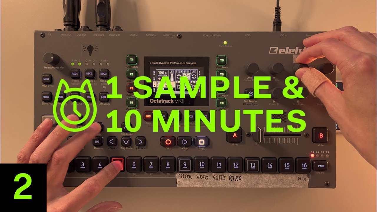Making music with 1 sample in 10 minutes - Octatrack