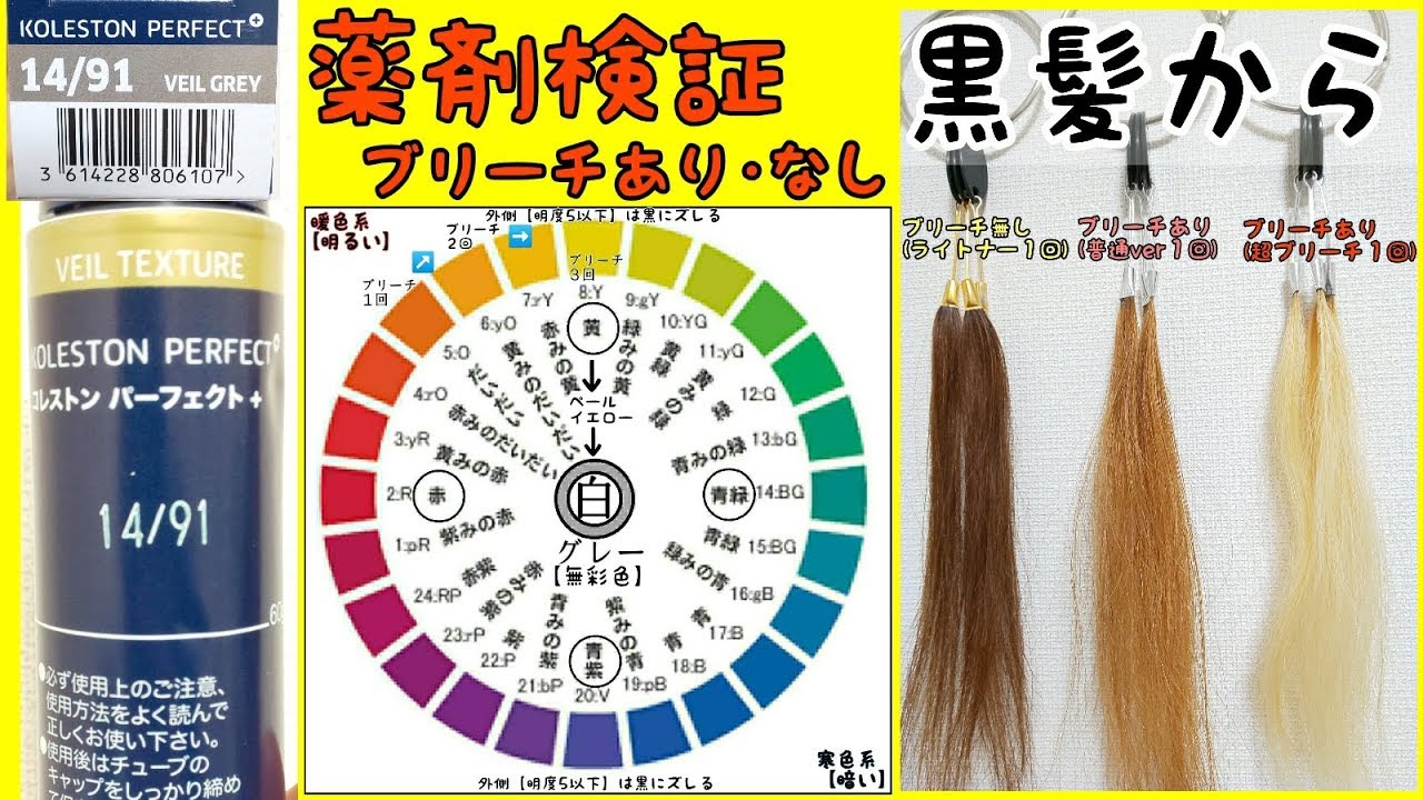 14/91ヴェールグレイ発色➡️ウエラコレストンパーフェクト+