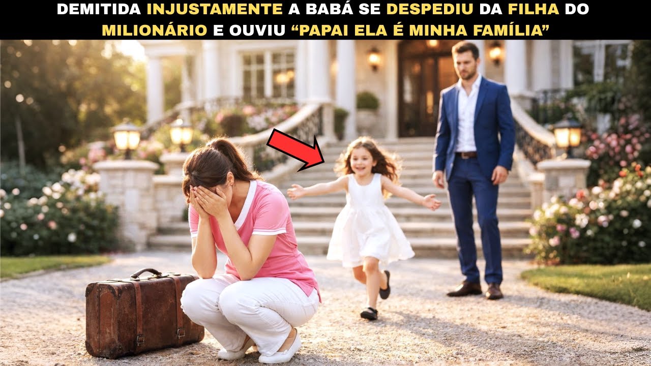 DEMITIDA INJUSTAMENTE A BABÁ SE DESPEDIU DA FILHA DO MILIONÁRIO… E OUVIU “PAPAI ELA É MINHA FAMÍLIA”