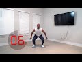Squat Jumps for 20 Seconds - Easy Home Leg Workout