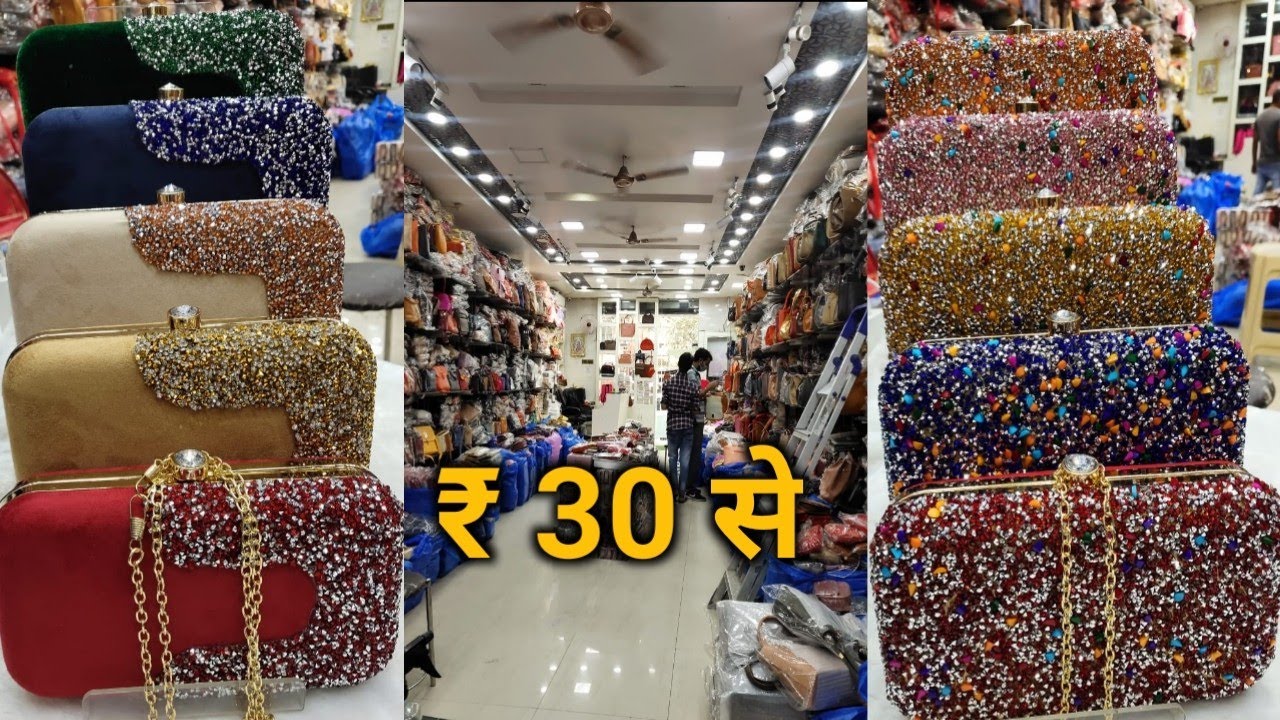 Imported & Indian purse | Ladies Purse and Bags Wholesale Market | Nabi  Karim Sadar Bazar Delhi - YouTube