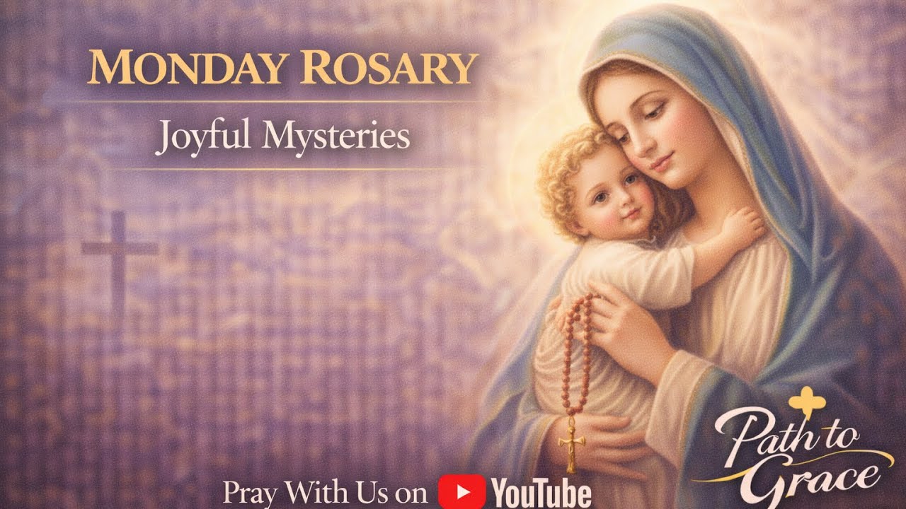 Monday Rosary – Joyful Mysteries | Returning to God This Lenten Season #jesus #rosarydevotion 