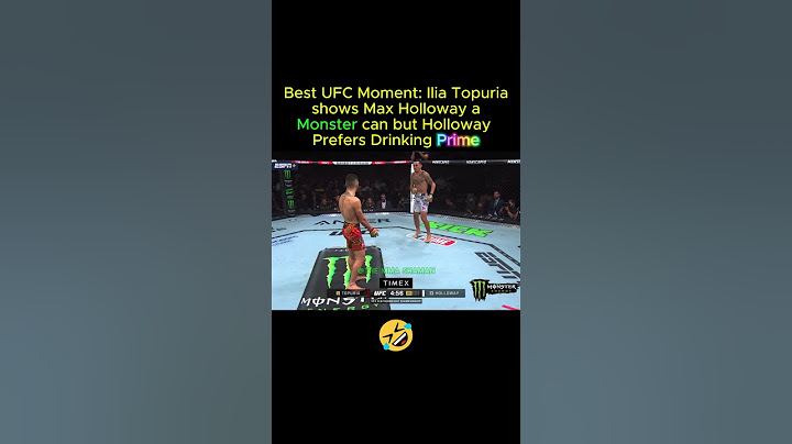 Funniest Moment From Max Holloway VS Ilia Topuria! 🤣  #mma #ufc #knockout #jre #prime