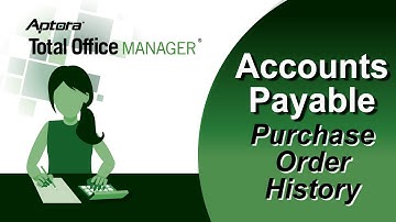 How to Look Up Purchase Orders in Total Office Manager®