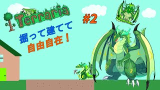 【Terraria】ドットの世界で掘って作って戦うぞ～🐉#2🐉